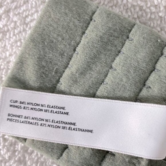 R Line Lina Sage Green Lace Lined Bralette 40DD - Picture 7 of 11